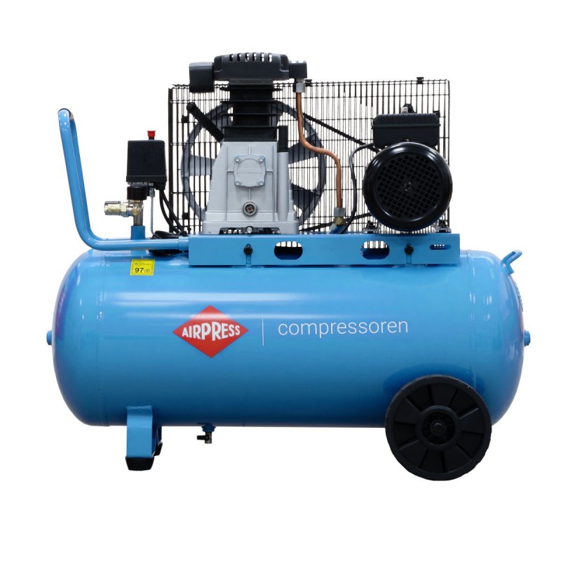 Kompresor dwutłokowy HL 340-90 + zestaw akcesoriów pneumatycznych