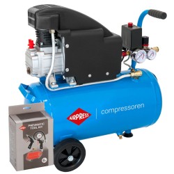 Kompresor HL 150-24 + zestaw akcesoriów pneumatycznych
