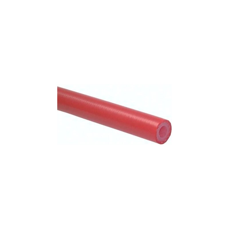 Wąż silikonowy wzmocniony tkaniną 13 x 21 mm, czerwony