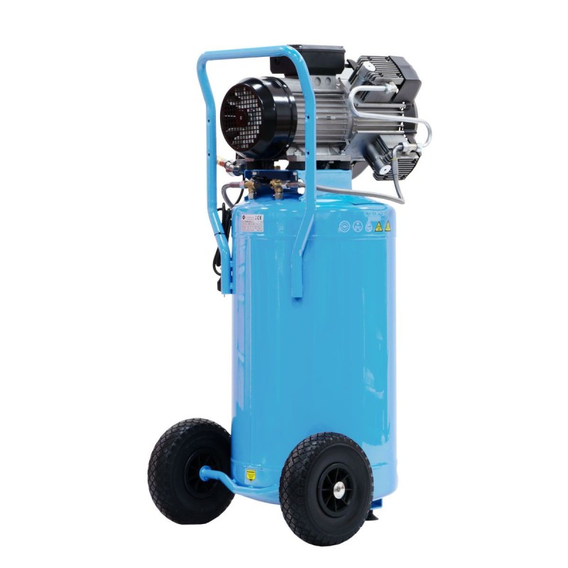 Kompresor bezolejowy czterotłokowy pionowy LMVO 90-440 10 bar 3.0 KM / 2.2 kW 350 l/min 90l