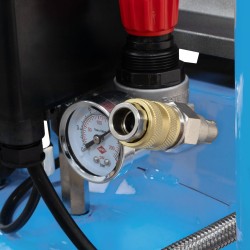 Kompresor bezolejowy czterotłokowy pionowy LMVO 90-440 10 bar 3.0 KM / 2.2 kW 350 l/min 90l