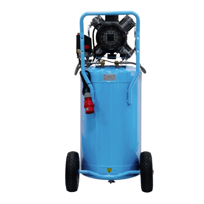 Kompresor bezolejowy pionowy LMVO 90-580 10 bar 3.0 KM / 2.2 kW 400V 400 l/min 90l