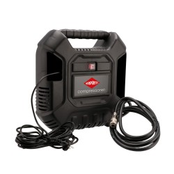 Mały kompresor bezolejowy walizkowy HLO 180 8 bar 1.5 KM/ 1.1 kW 150 l/min + zestaw akcesoriów