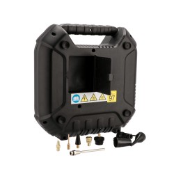 Mały kompresor bezolejowy walizkowy HLO 180 8 bar 1.5 KM/ 1.1 kW 150 l/min + zestaw akcesoriów