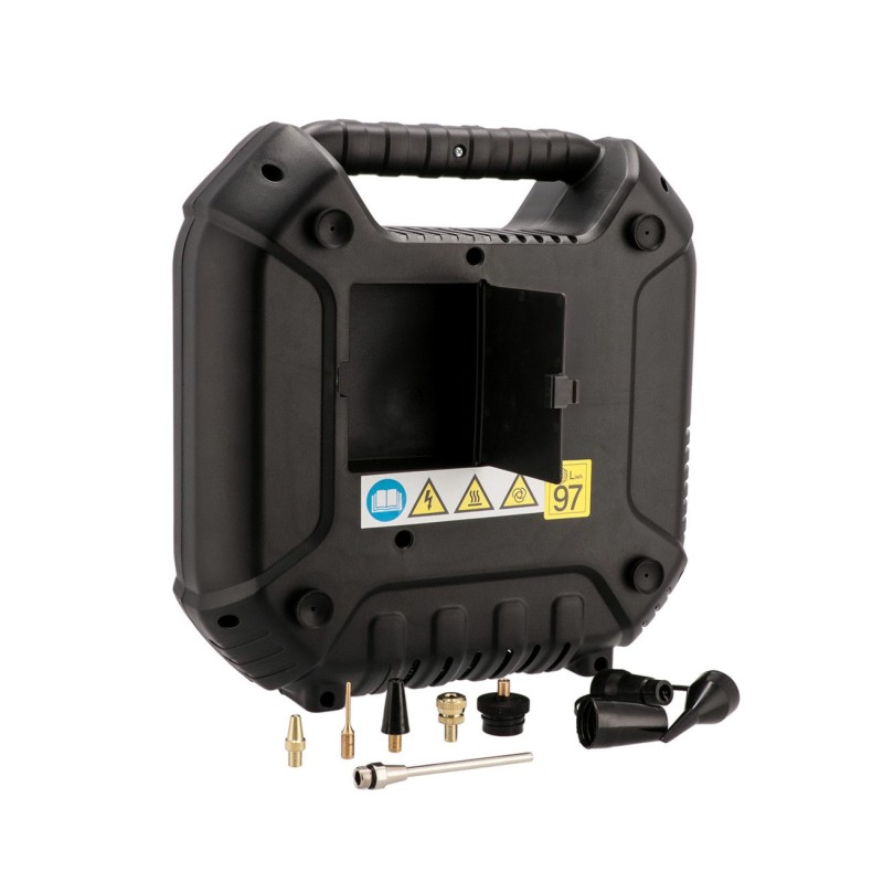 Mały kompresor bezolejowy walizkowy HLO 180 8 bar 1.5 KM/ 1.1 kW 150 l/min + zestaw akcesoriów