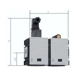 Zawór powolnego startu, FUTURA, 230V AC, G3/8, wlk. 2