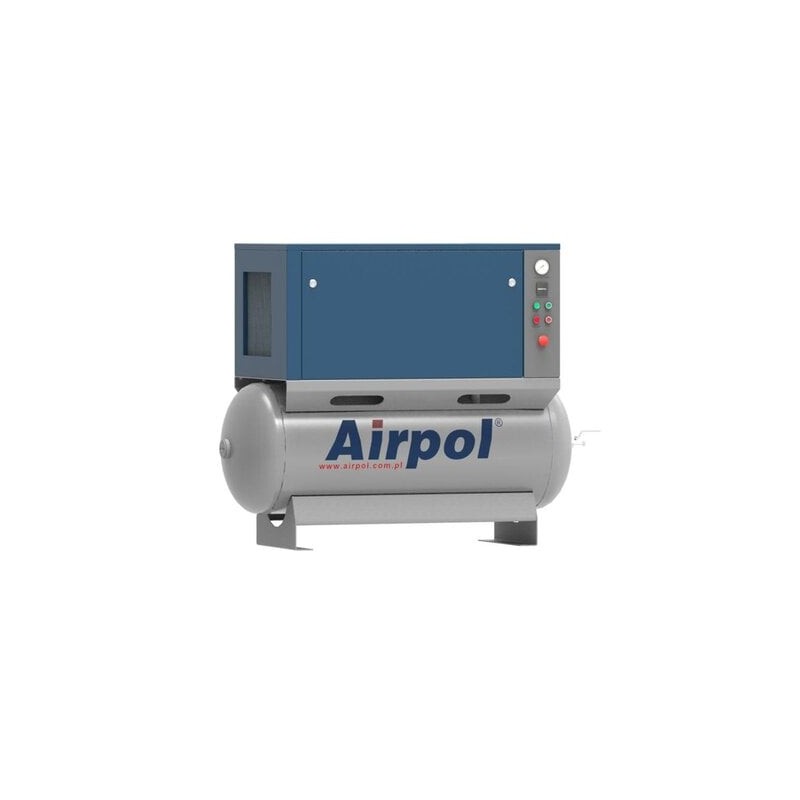 Sprężarka spiralna Airpol z osuszaczem SRKT5 10bar 5.5kW 26.4m3/h 240L