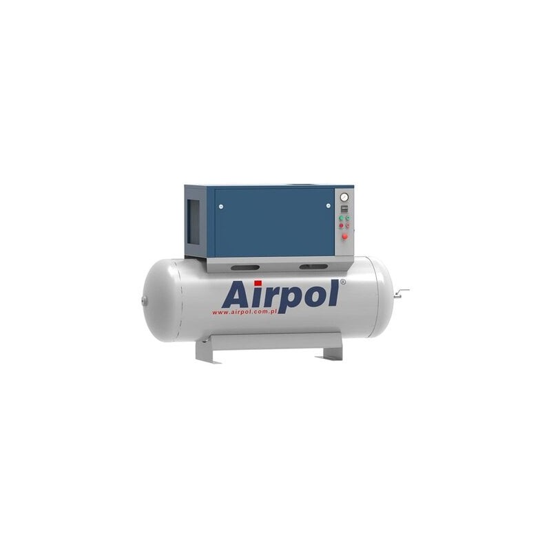 Sprężarka spiralna Airpol z osuszaczem SRKT5 10bar 5.5kW 26.4m3/h 500L
