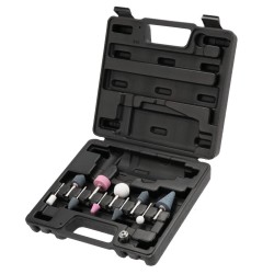 Kamienie szlifierskie - zestaw 10 szt. w walizce - do szlifierki/wiertarki