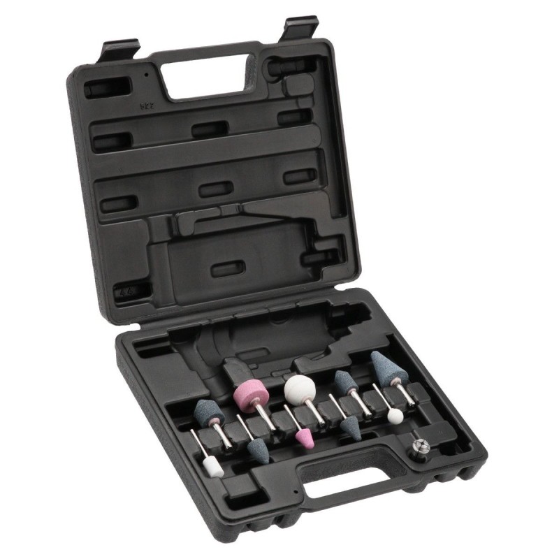 Kamienie szlifierskie - zestaw 10 szt. w walizce - do szlifierki/wiertarki