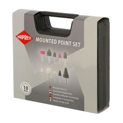 Kamienie szlifierskie - zestaw 10 szt. w walizce - do szlifierki/wiertarki