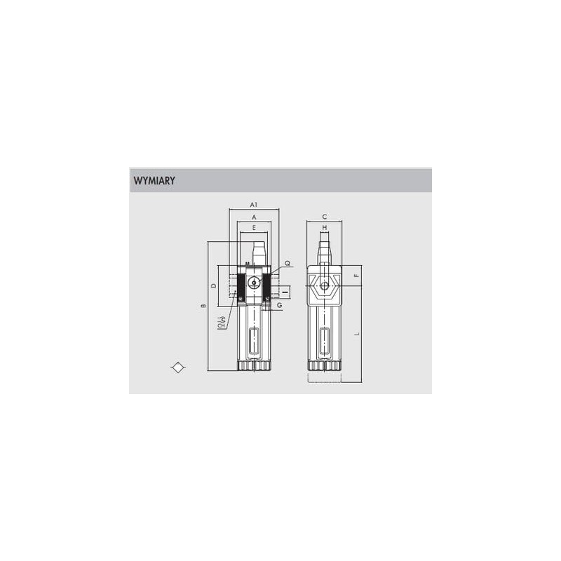 Smarownica SY1 G 1/4, 0 - 12 bar - Metal Work