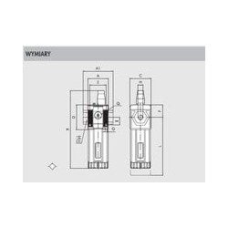 Smarownica SY1 G 1/4, 0 - 12 bar - Metal Work