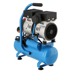 Mały kompresor L 6-105 8 bar + zestaw z pistoletem do przedmuchu i wężem pneumatycznym