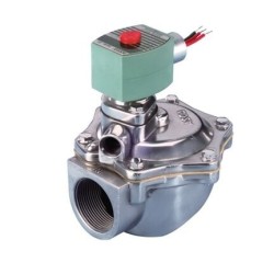 Elektrozawór z pilotem 2/2 NC 1-1/2", DN40, aluminium, uszczelnienie CR, 10.7W, IP65 - ASCO