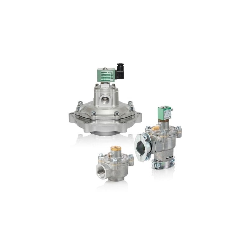 Elektrozawór z pilotem 2/2 NC 1-1/2", DN40, aluminium, uszczelnienie CR, 10.7W, IP65 - ASCO