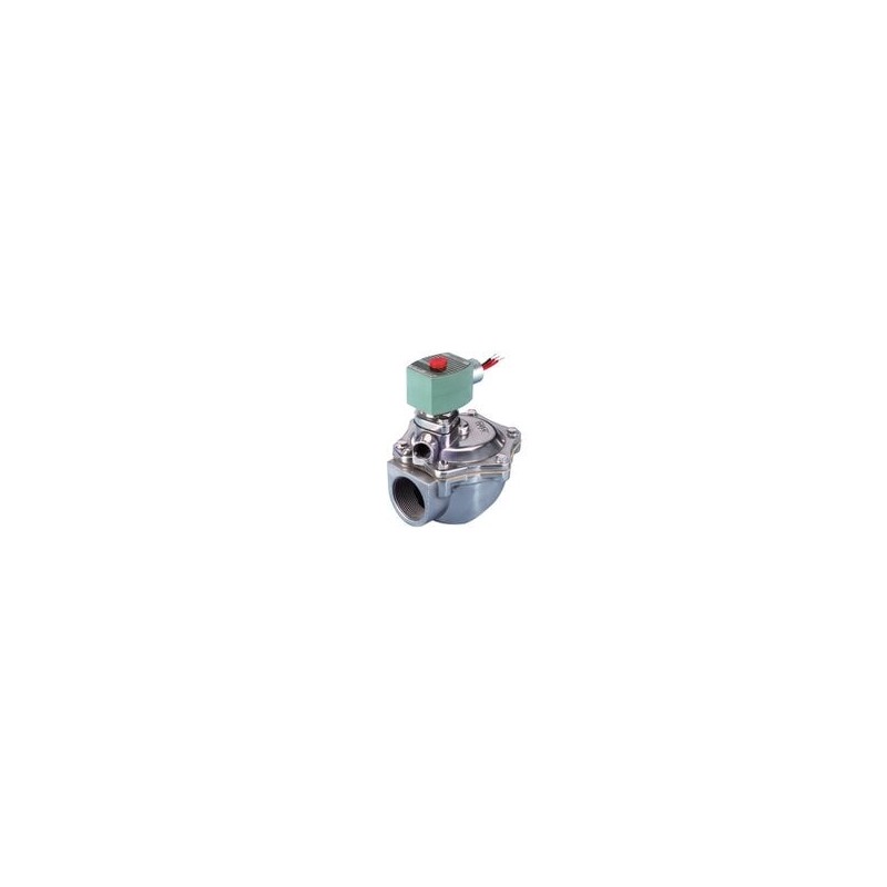 Elektrozawór z pilotem 2/2 NC 1-1/2", DN40, aluminium, uszczelnienie CR, 10.7W, IP65 - ASCO