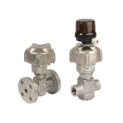 Zawór pneumatyczny kołnierzowy 2/2 NO, stal nierdzewna, PTFE, DN32, PN40, siłownik D150, seria R298 - ASCO