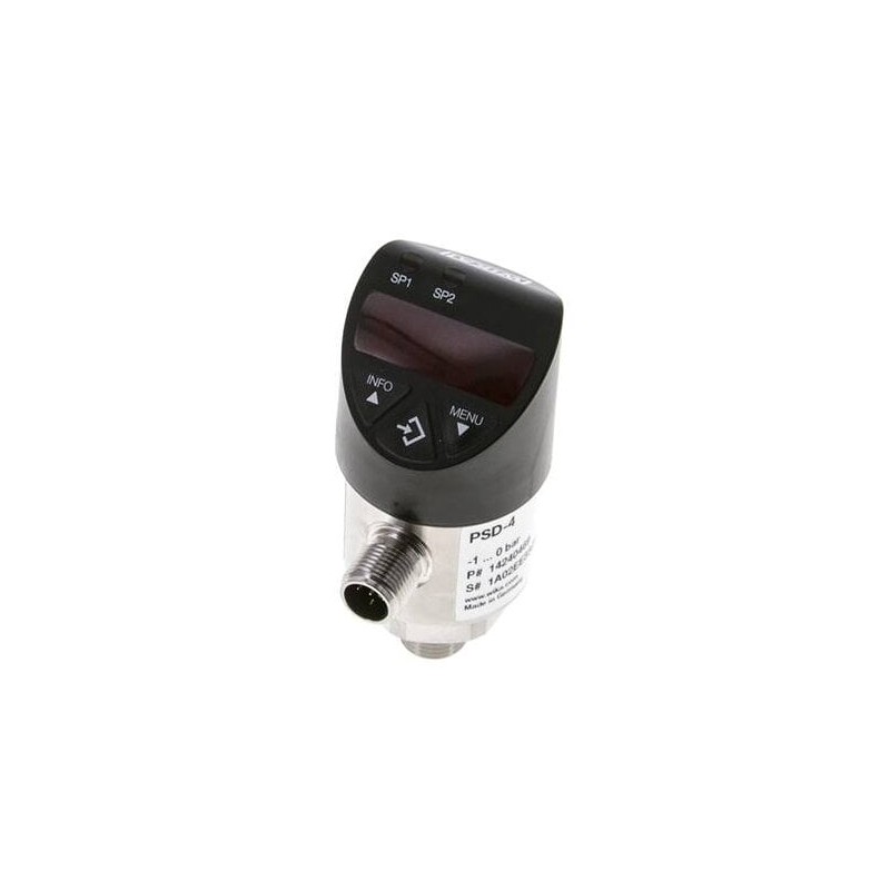 Elektroniczny wyłącznik ciśnieniowy, -1 do 0 bar, G 1/4 (gwint zewn.) IO - Wika