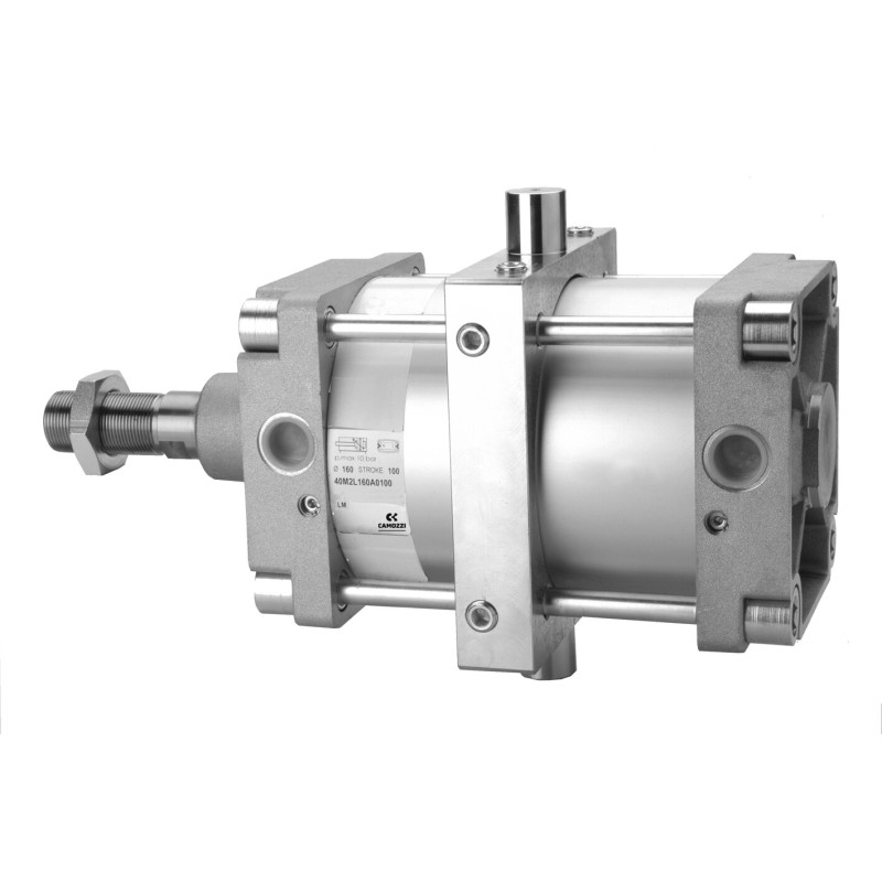 Siłownik pneumatyczny ISO15552 z tuleją okrągłą 40M6L250F0200, seria 40, Camozzi