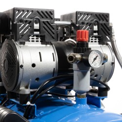 Cichy kompresor bezolejowy LMO 90-380 8 bar 3 KM (3 x 1 KM) / 2,25 kW 280 l/min 90 l