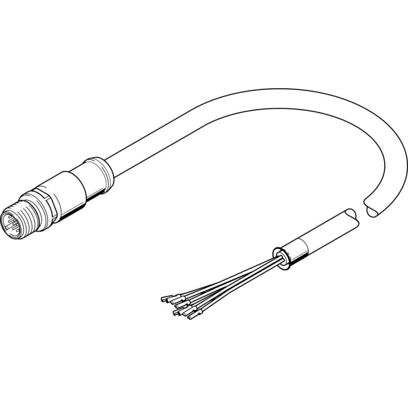 Kabel łącczący NEBS-SM12G12-E-0.5-N-LE12 (3947401) - Festo
