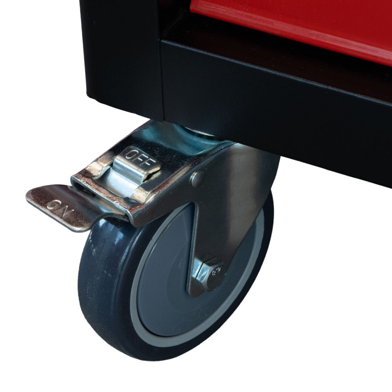 Kompaktowy wózek narzędziowy 250 elementów 7 szuflad