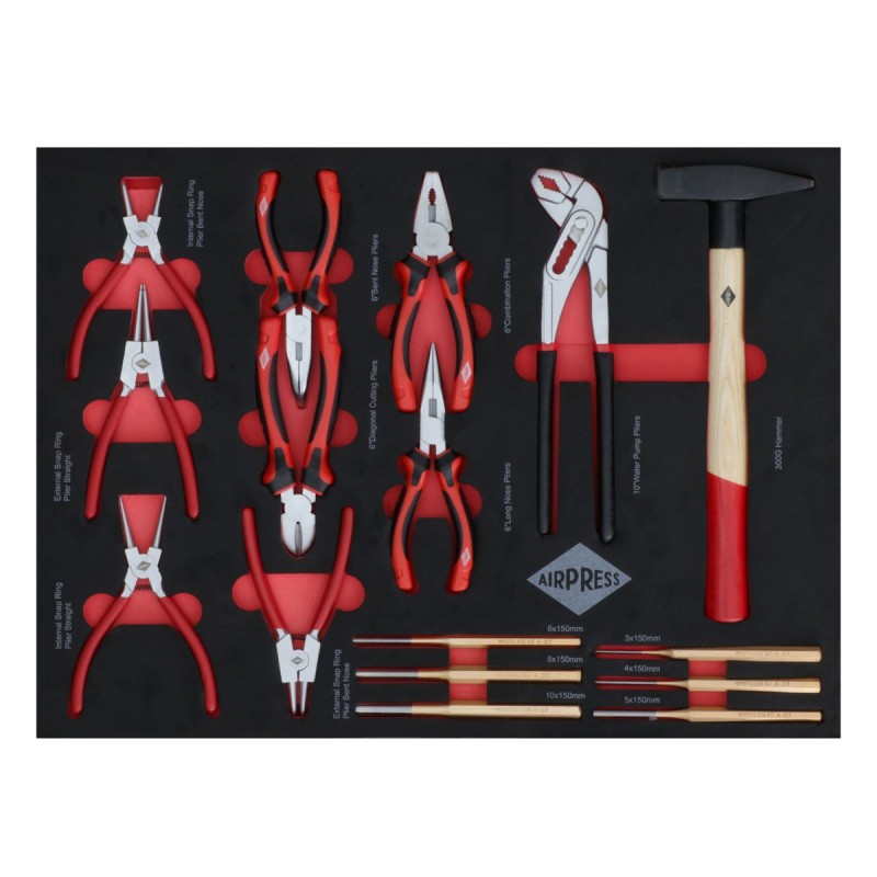 Kompaktowy wózek narzędziowy 250 elementów 7 szuflad