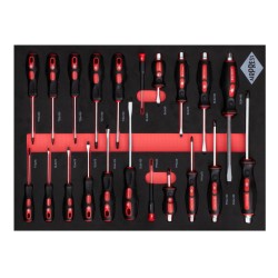 Kompaktowy wózek narzędziowy 250 elementów 7 szuflad