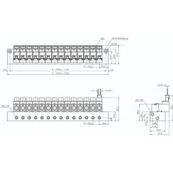 Płyta zaślepiająca do pozycji na listwie YMF10