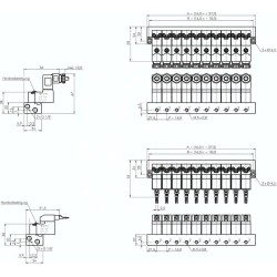 Zaślepka do listwy zasilającej YMF20