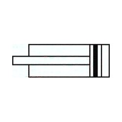 Cylinder do montazu bezposredniego, tlok 25mm,skok 40mm,Standard