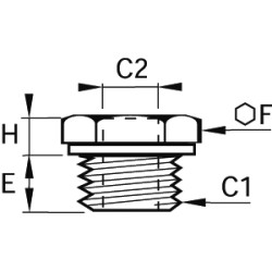 Złącze redukcyjne G1/8 M5x0,8 (0168 10 19 39) - Legris