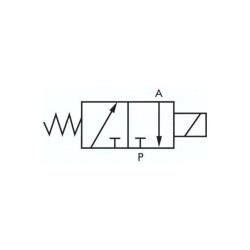 Zawór prózniowy 3/2-drogowy  (NC), G 3/8", -0,9 do 6bar, 24 V