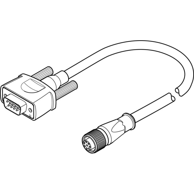 Kabel silnika NEBM-M12G8-E-10-S1G9 (550749) - Festo