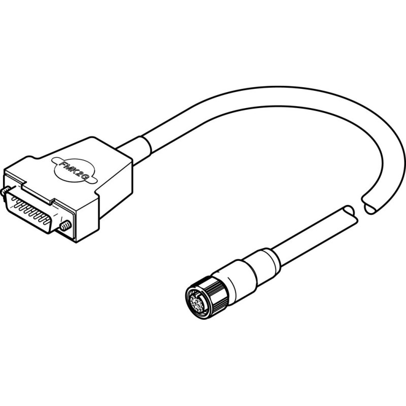Kabel silnika NEBM-M12G12-RS-15-N-S1G15 (571915) - Festo
