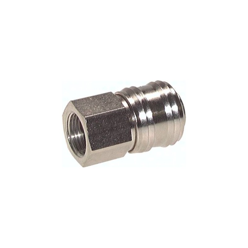 Gniazdo zlacza (sr. znam.7,2) G 1/4"(gwint wew.), Mosiadz niklowany
