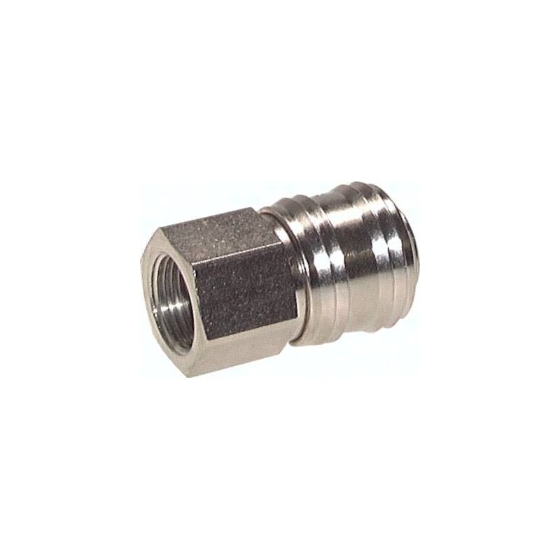 Gniazdo zlacza (sr. znam.7,2) G 1/2"(gwint wew.), Mosiadz niklowany
