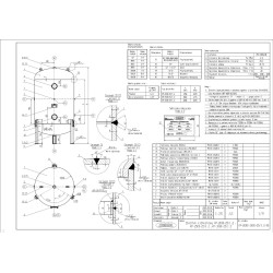 Zbiornik sprężonego powietrza pionowy 2000 litrów, 25 bar - Komnino