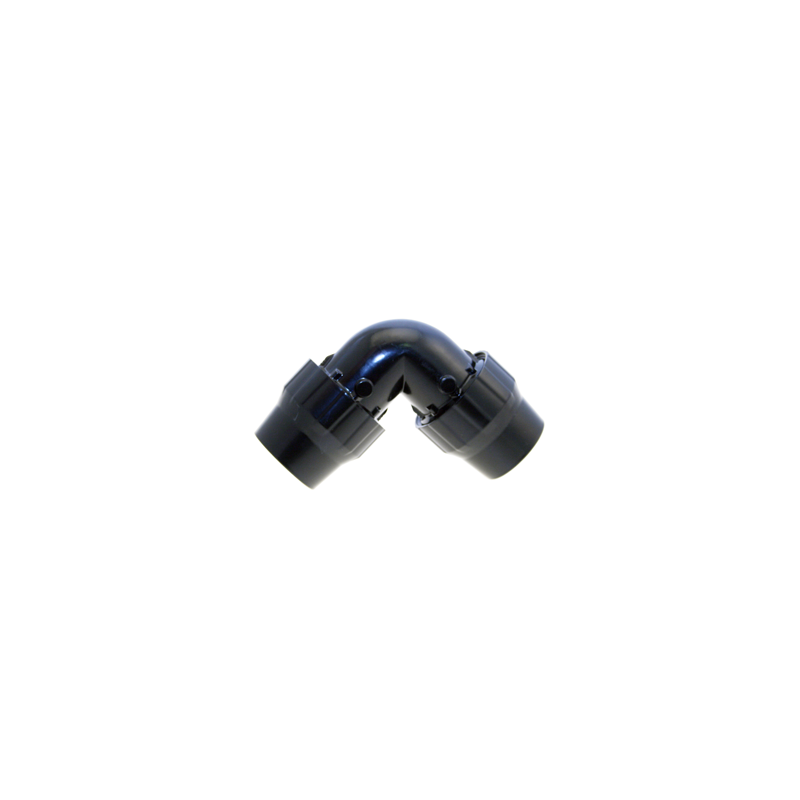 Kolano aluminiowe 90° D25 - AIRCOM System