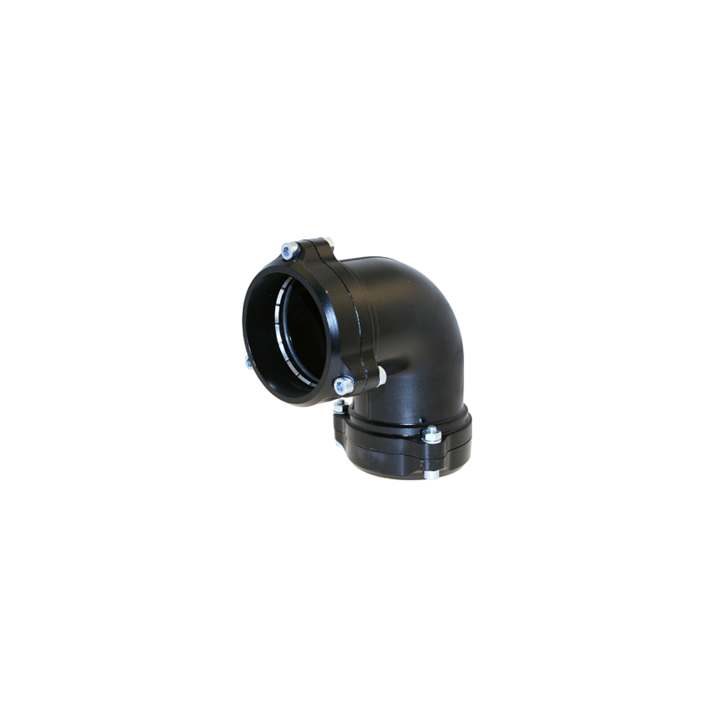 Kolano aluminiowe 90° D80 - AIRCOM System