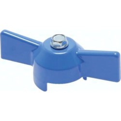 Pokrętło motylkowe rozmiar 4, niebieskie