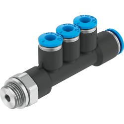 Rozdzielacz wielosegmentowy QST3-G3/8-10-8 (186219) - Festo