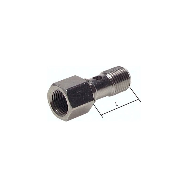 Sruba drazona, pojedyncza, gwint wew. G 1/2"-28,0mm, Mosiadz
