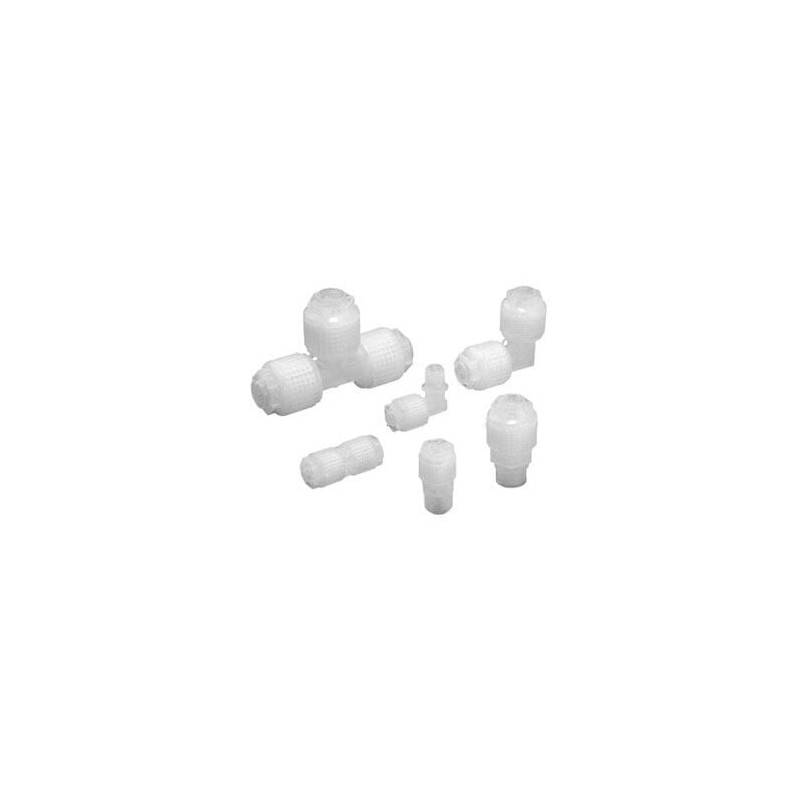 Trójnik redukcyjny typu T, fluoropolimer seria LQ1R (LQ1R3C-M) - SMC