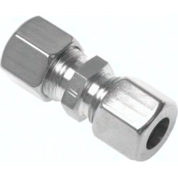 Złączka prosta przelotowa hydrauliczna 4 LL stal nierdzewna