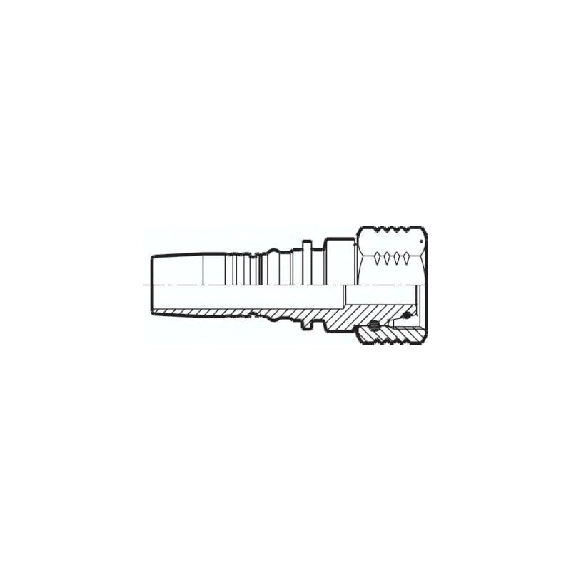 Przylacze wciskane ES-4SH DKO (45°), M 36 x 2 (25 S)