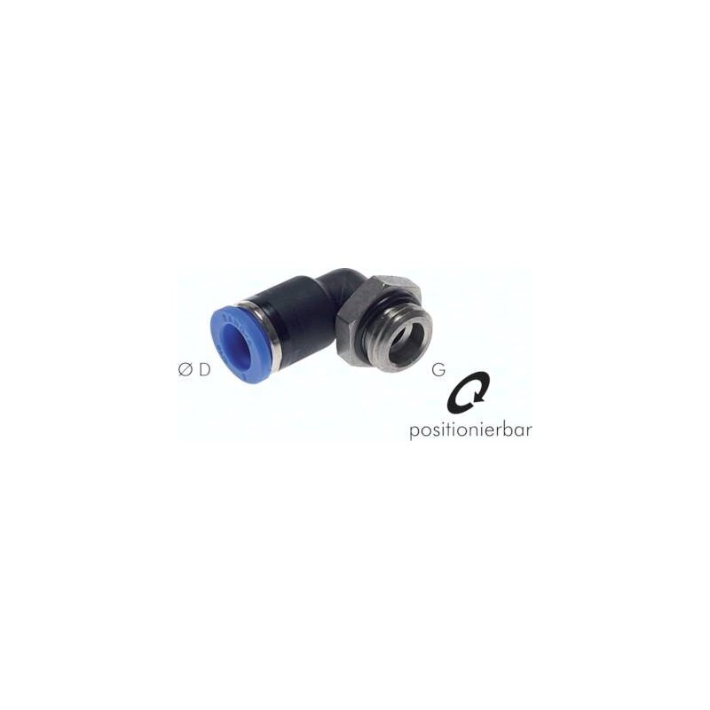 Złączka kątowa wtykowa M 5-3 (oring)