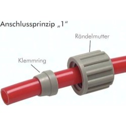 Złączka kątowa gw. zew. G1/2-12x10 PA typ 1