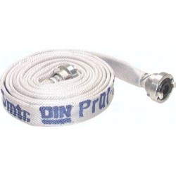 Wąż gaśniczy DIN 14811, DN75-75-B, biały, L 30m